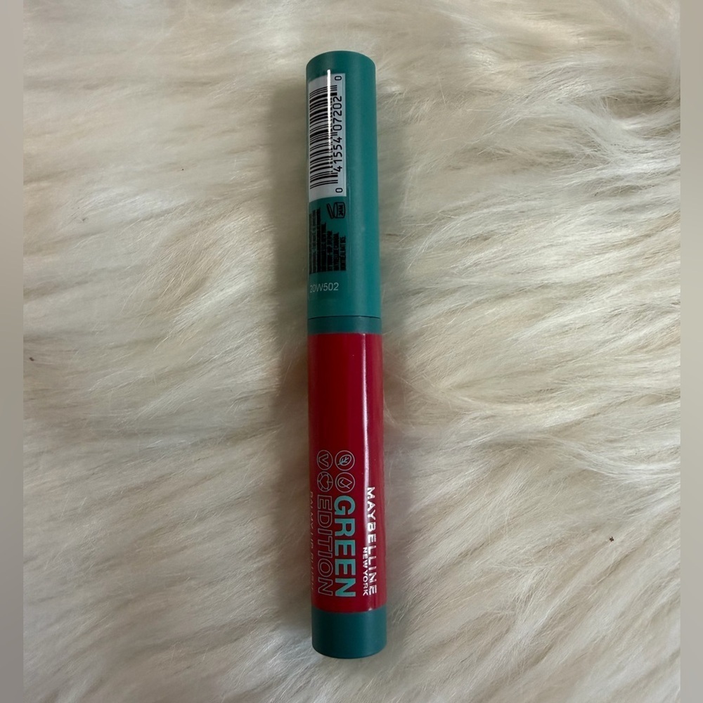 🩷5/$10 Maybelline Green Edition Lip Gloss - Bold Red